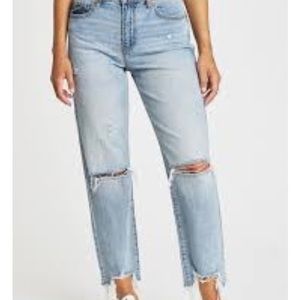 Brand New Daze Straight Up High Rise Straight Jeans Size 25